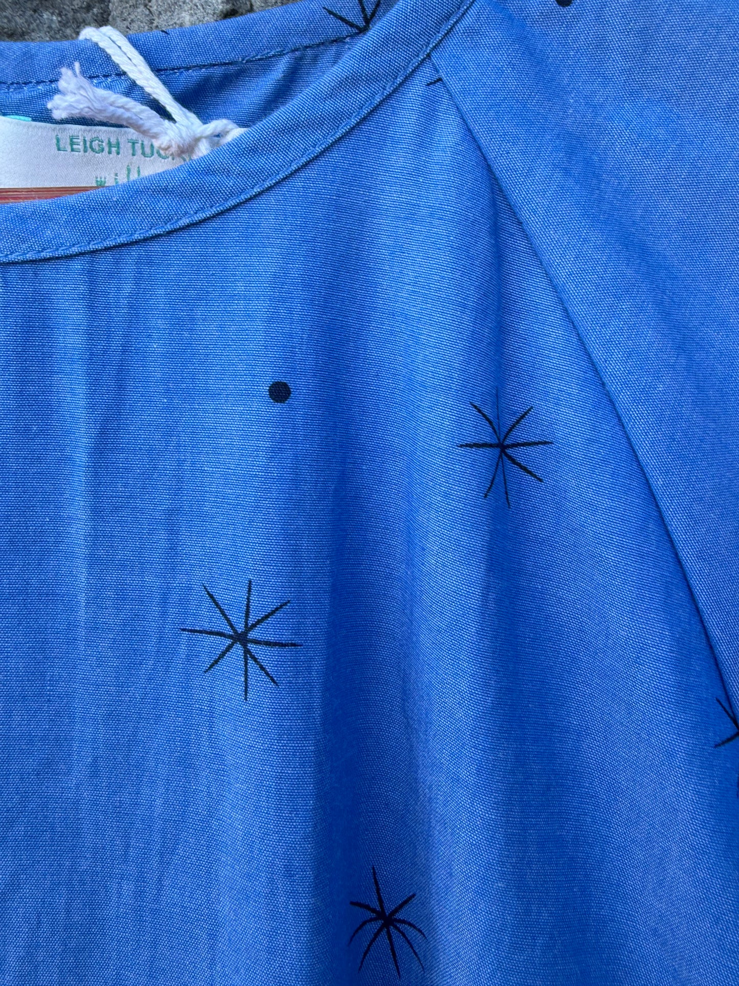 Stars blue dress  9-10y (134-140cm)