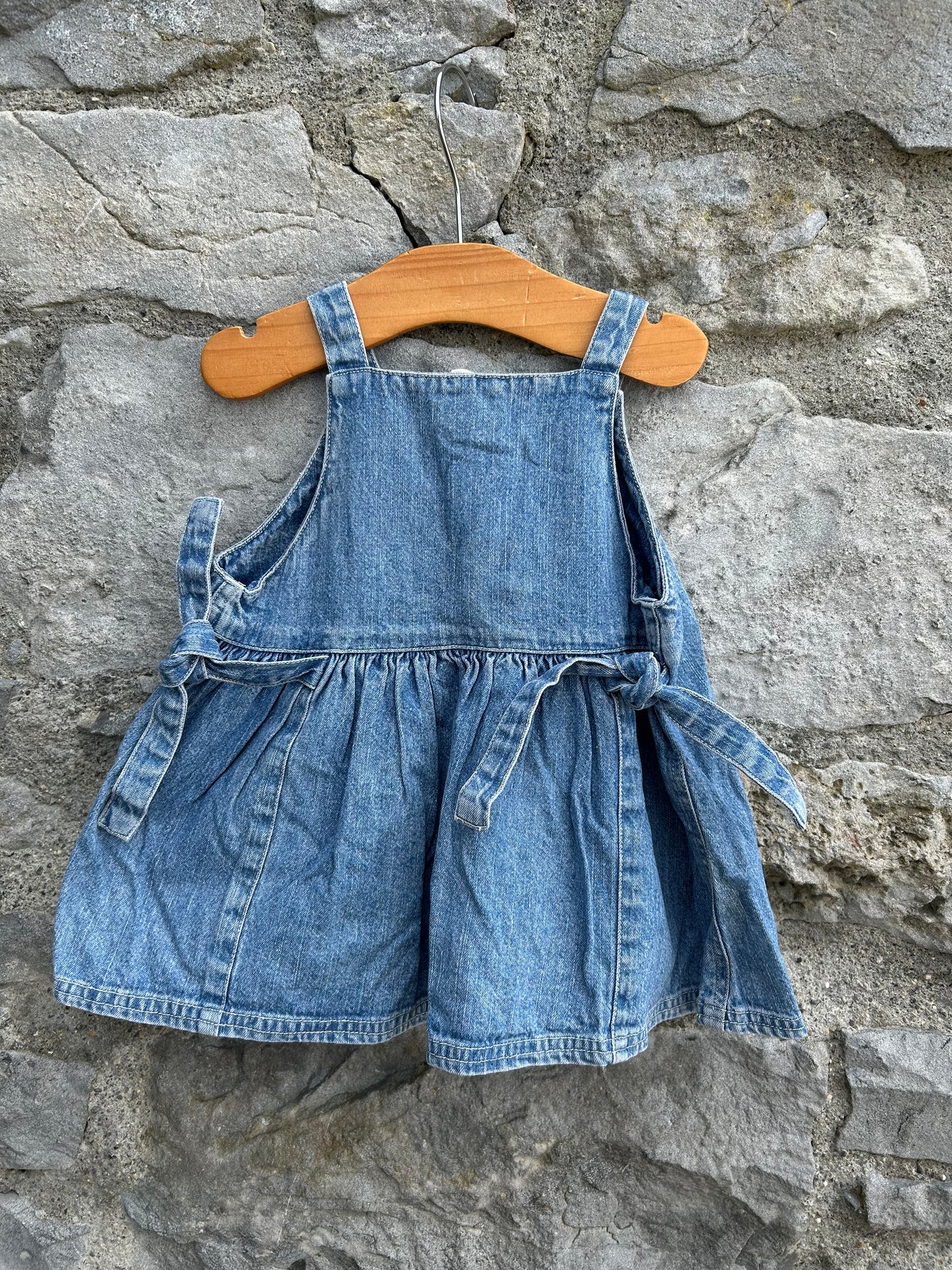 Y2K denim pinafore   3-6m (62-68cm)