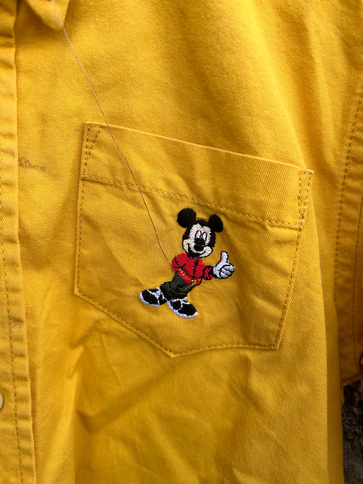 90s yellow Mickey shirt  12-18m (80-86cm)