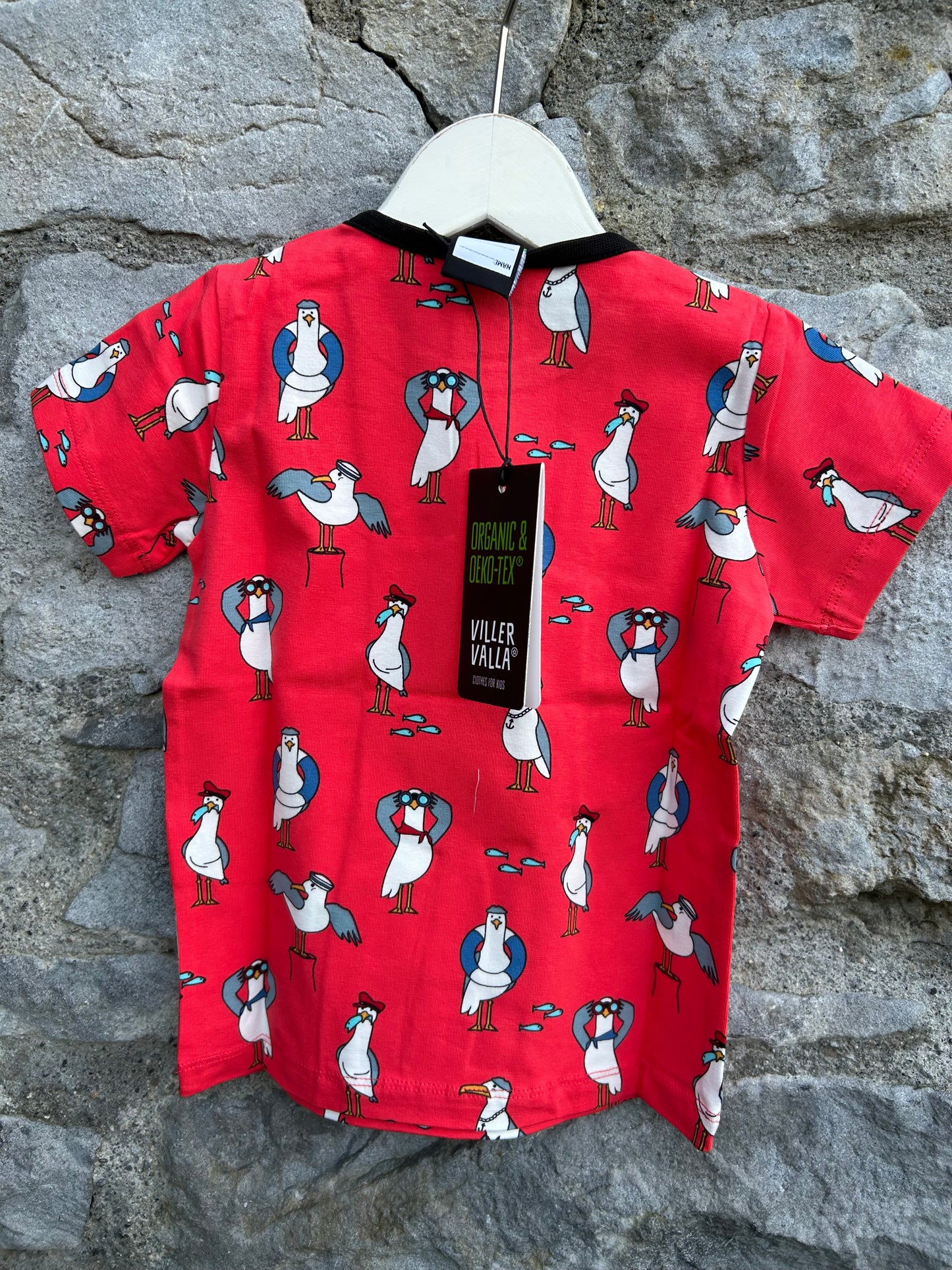 Sea gull red T-shirt  18m (86cm)