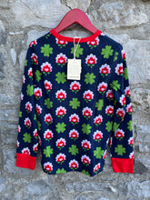 Load image into Gallery viewer, Clover navy top   9-10y (134-140cm)
