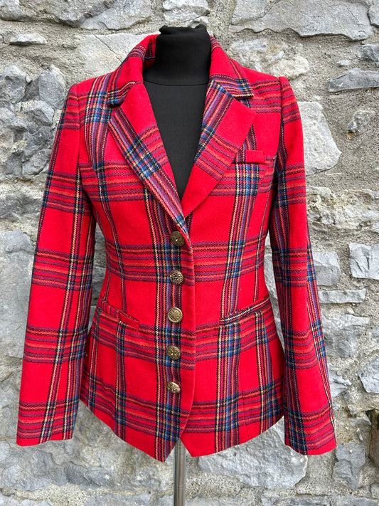 Red tartan jacket uk 10