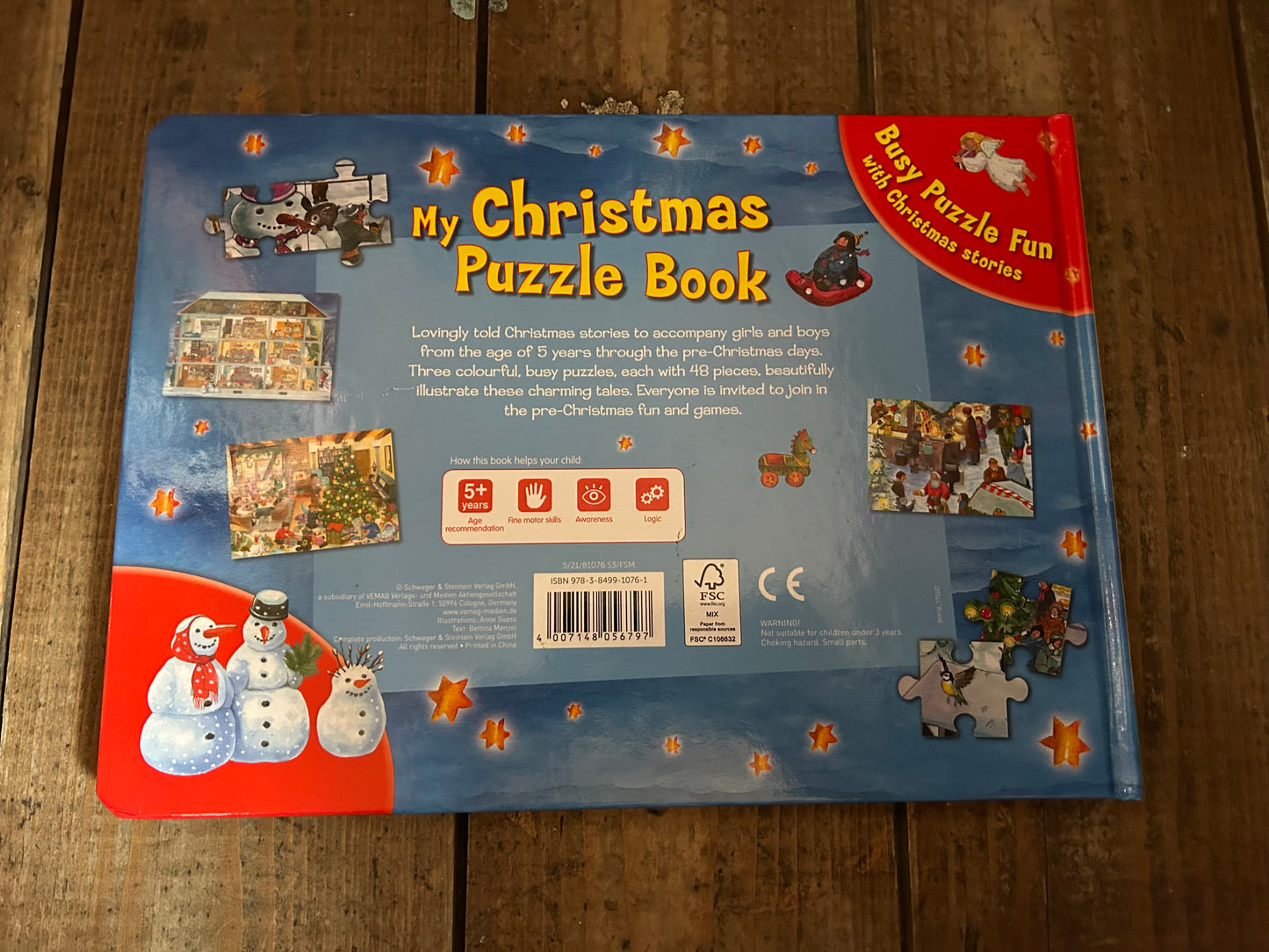 Christmas puzzle book