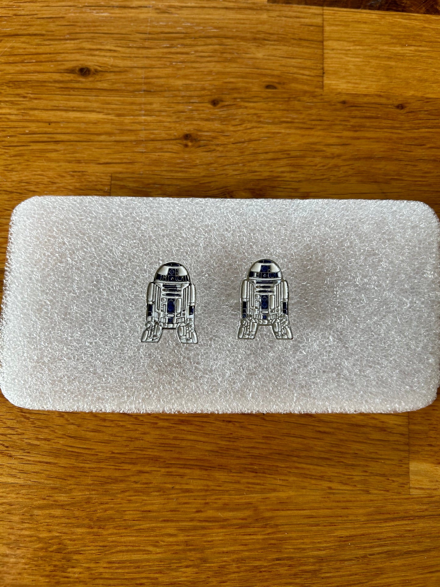 Navy R2D2 cufflinks