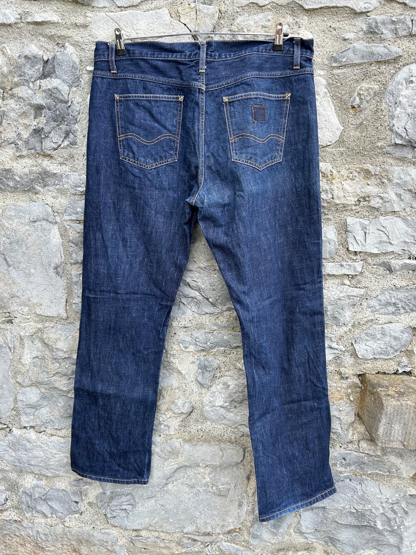 Straight navy jeans 38W x 34L