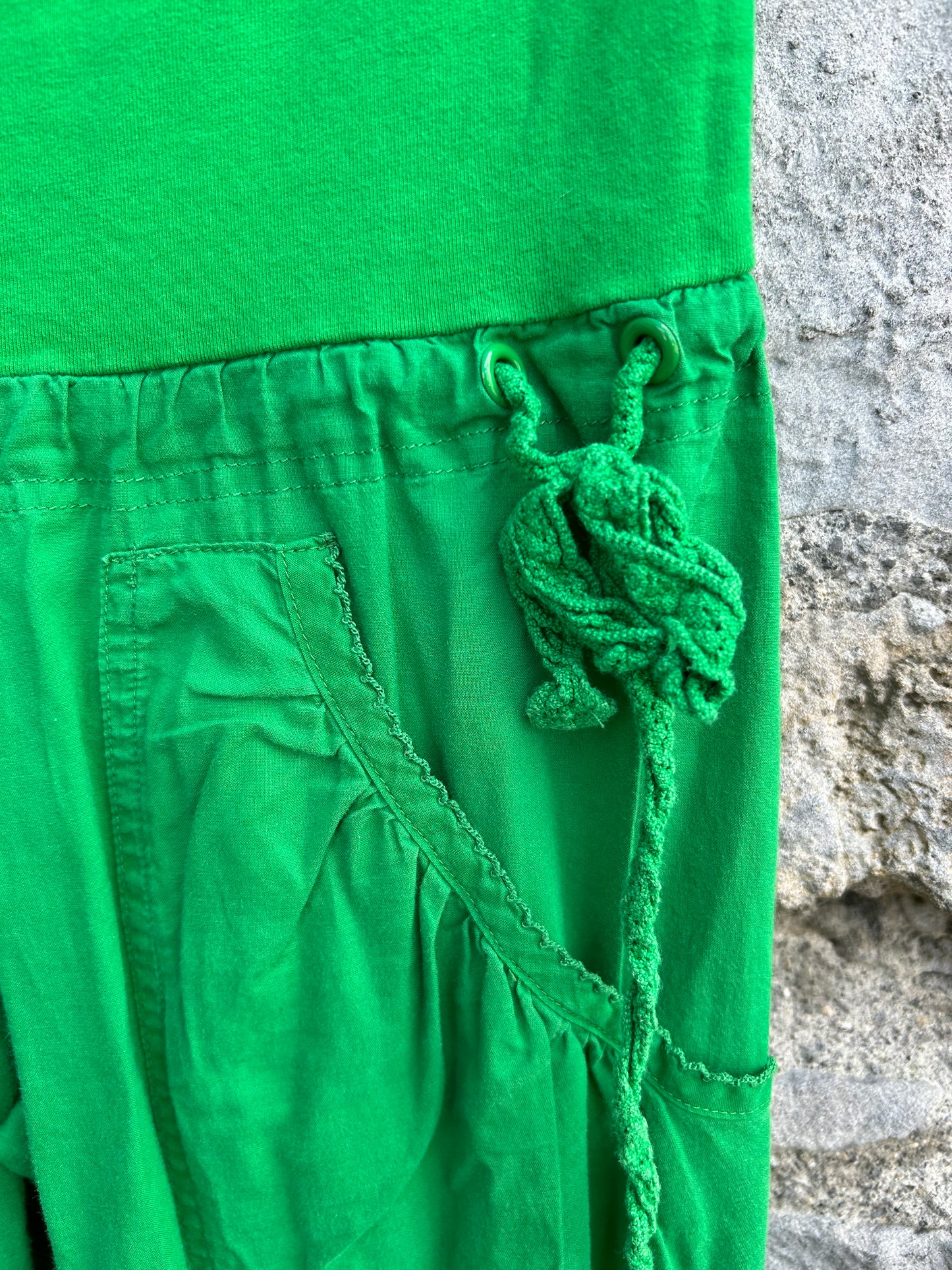 Green baggy pants uk 6-8