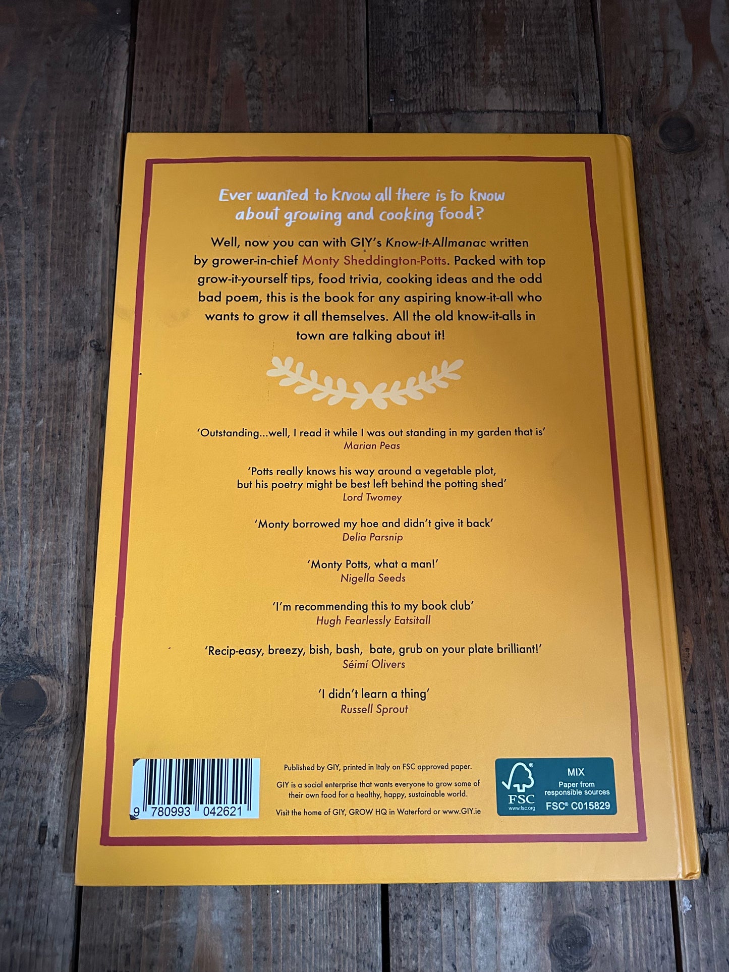 Guy’s know-it-allmanac the ultimate family guide to growing and cooking food through the year