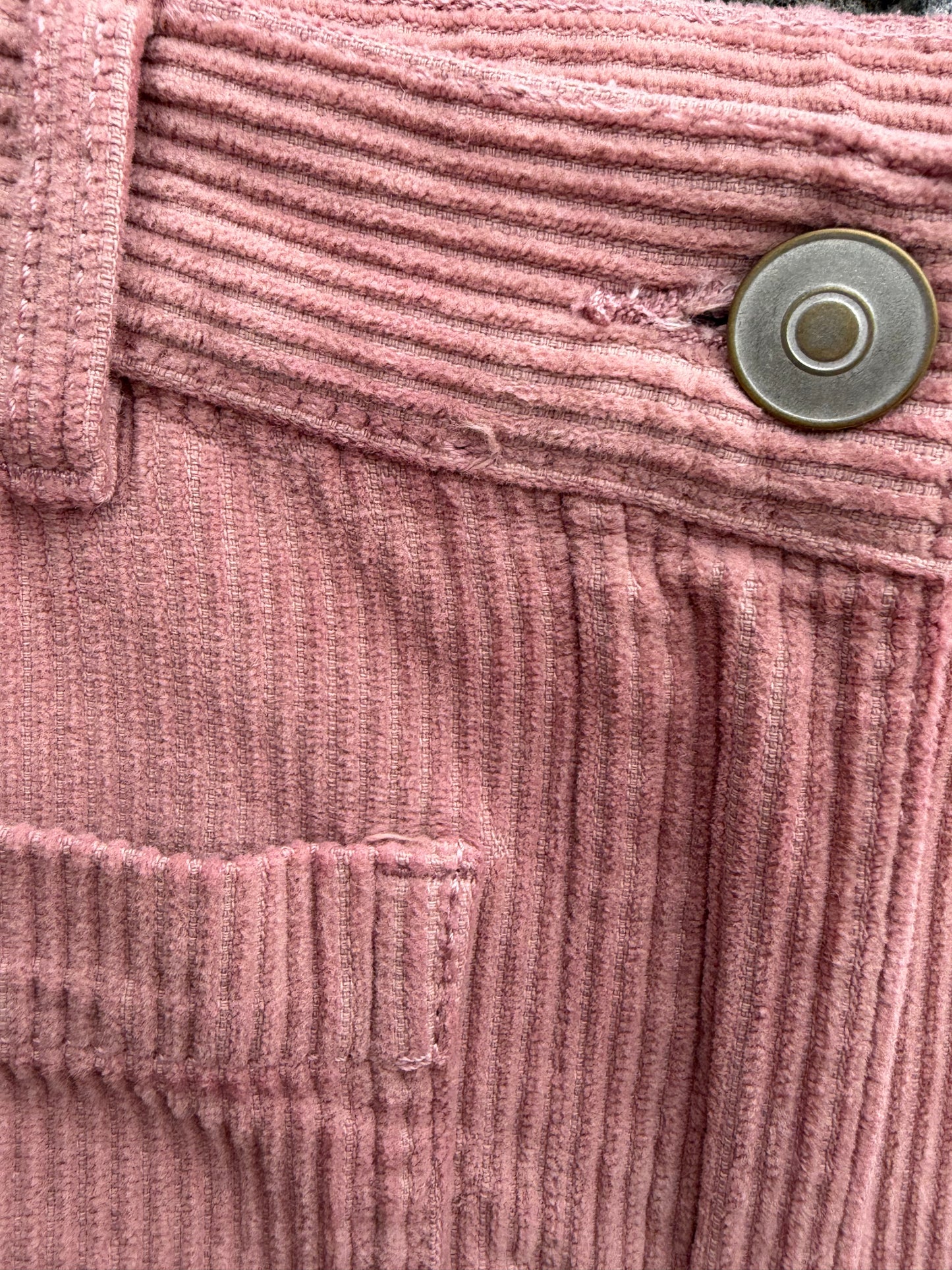 Pink wide leg cords  8-9y (128-134cm)