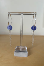 Load image into Gallery viewer, Upcycled hoop button earrings
