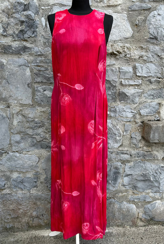 Y2K pink flowers dress uk 12