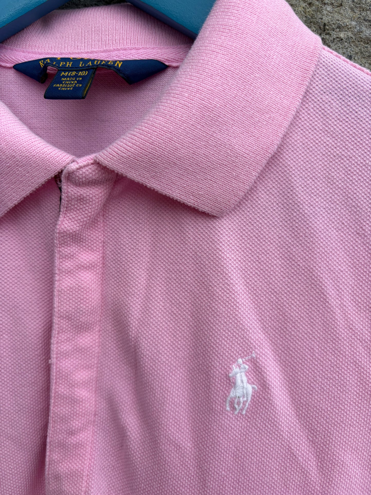 RL pink polo dress 9-10y (134-140cm)