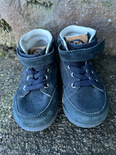 Load image into Gallery viewer, Navy leather boots  uk 4.5 (eu 21)
