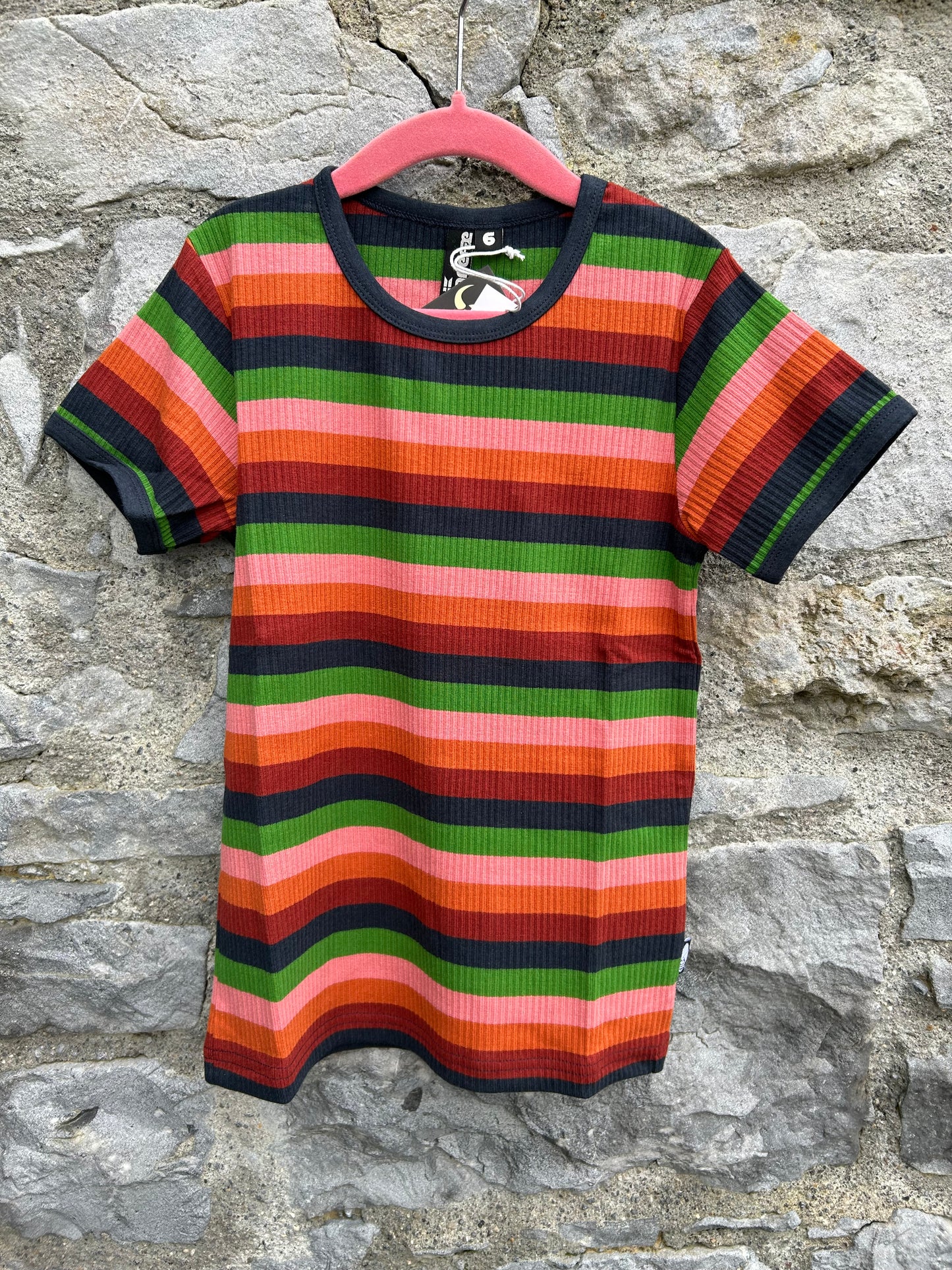 Comfort Stripe Soda Tee  6y (116cm)