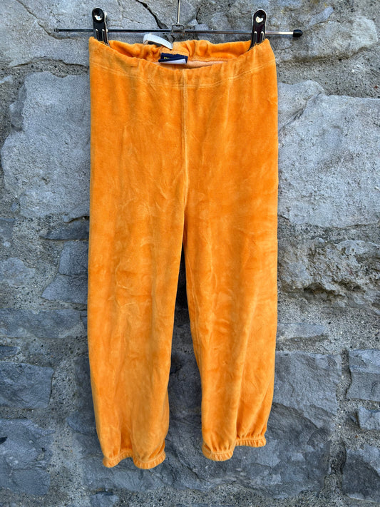 Yellow velvet pants 18-24m (86-92cm)