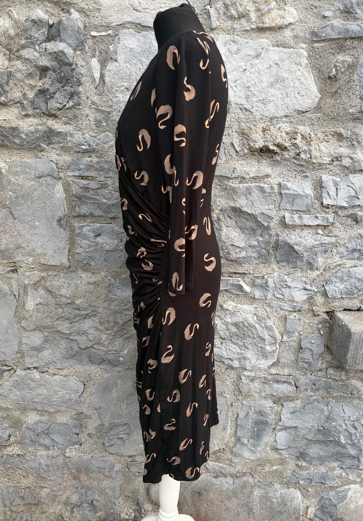 Swans black dress uk 14