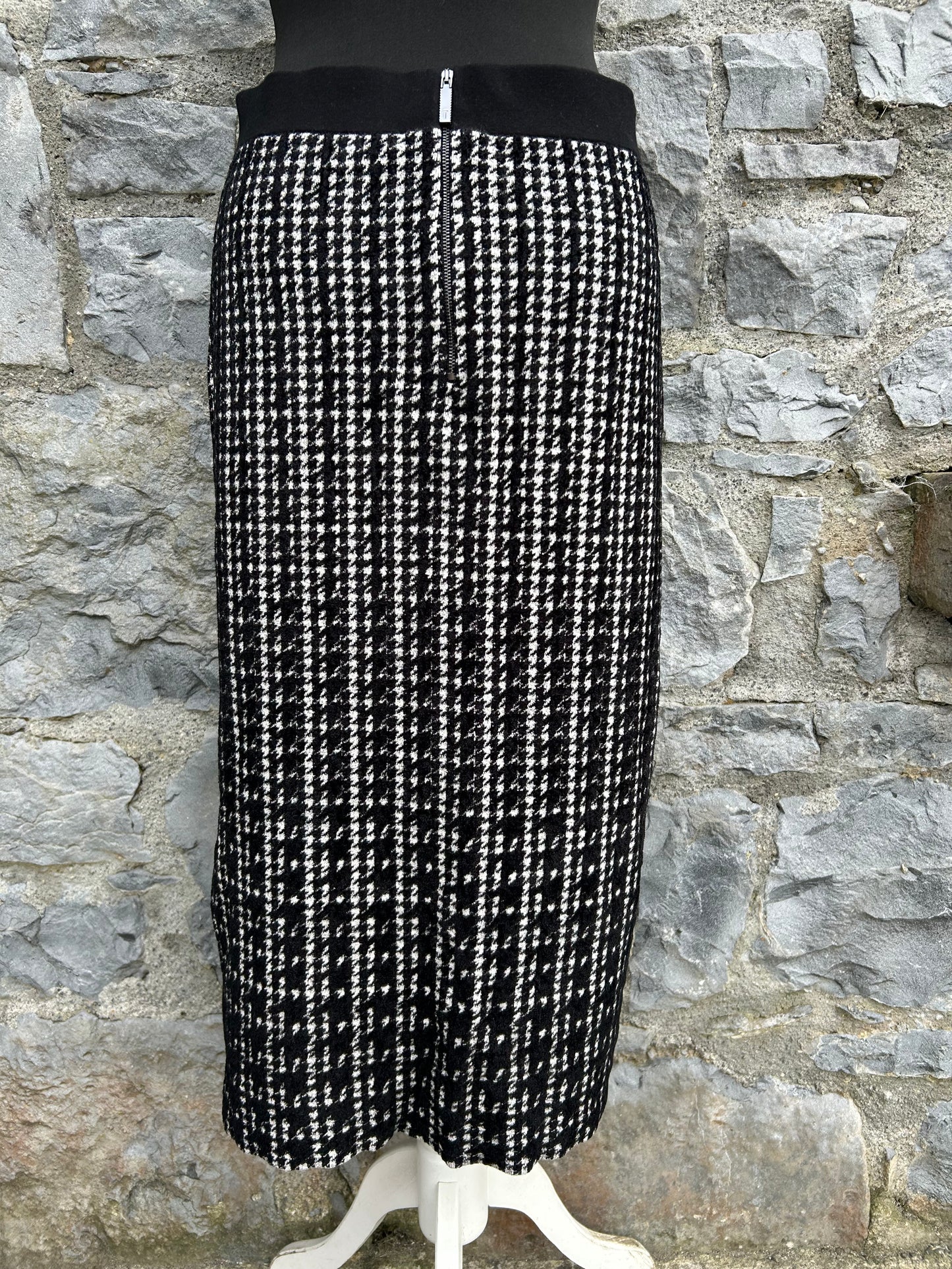 Houndstooth knitted skirt uk 10-12