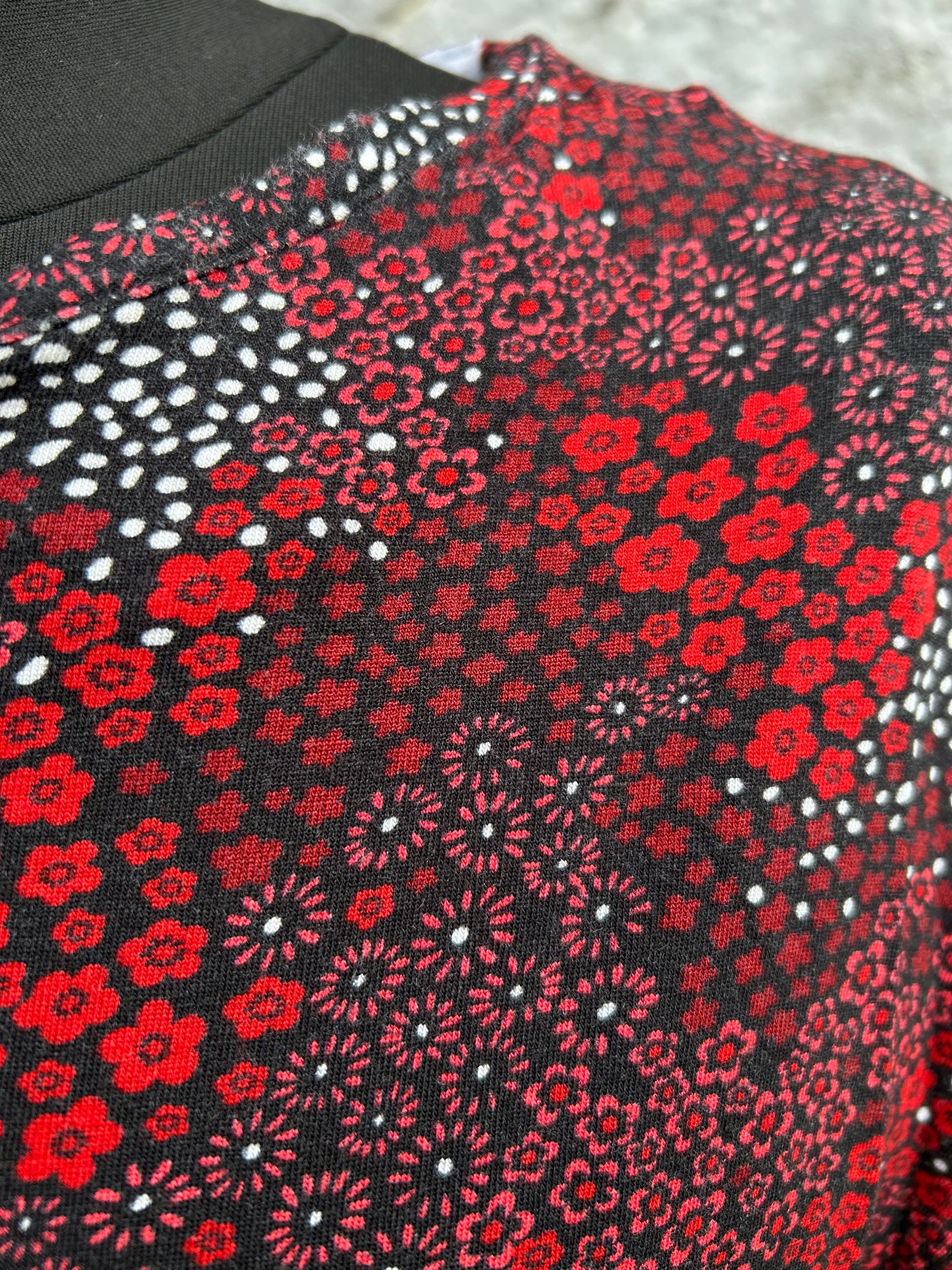 Red flowers dress uk 12-14