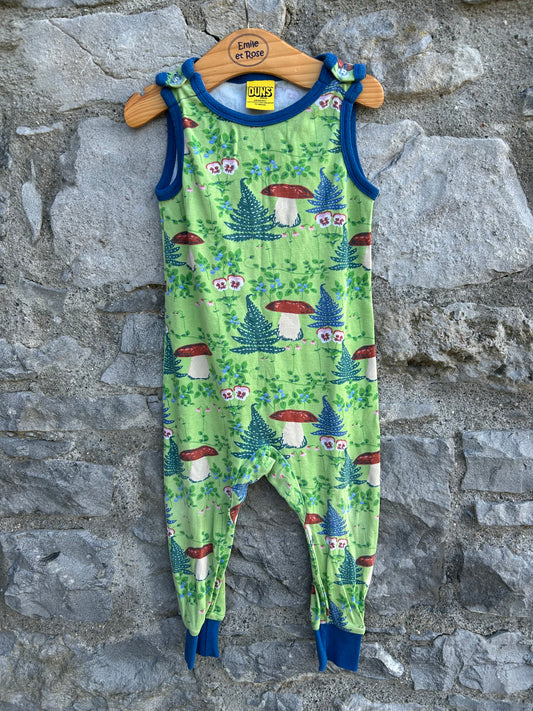 Dungarees Linnaea Jade Lime  12m (80cm)