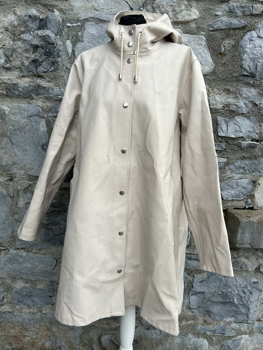 Beige raincoat uk 10-12