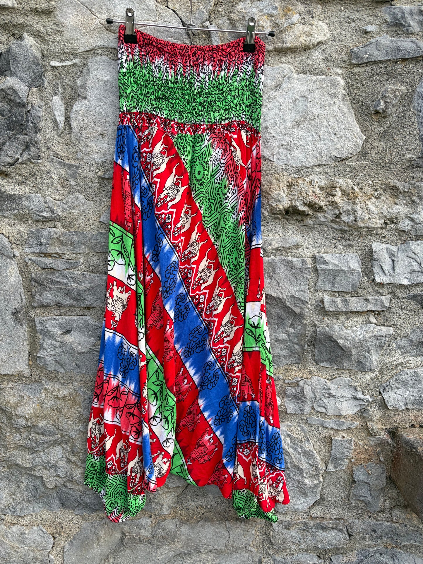 Elephants panel baggy pants uk 8-10
