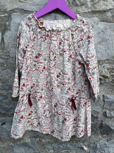 Floral dress&leggings  3-4y (98-104cm)