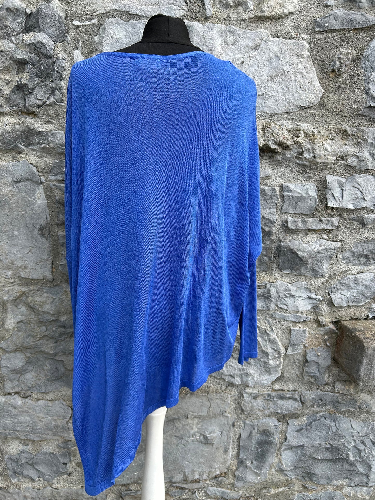Blue asymmetric top  uk 10