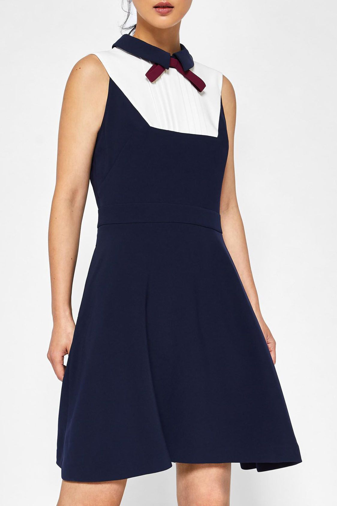 Navy dress uk 6-8