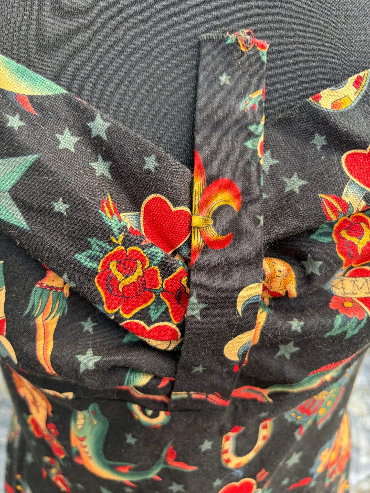 Tattoo art rockabilly pinup dress