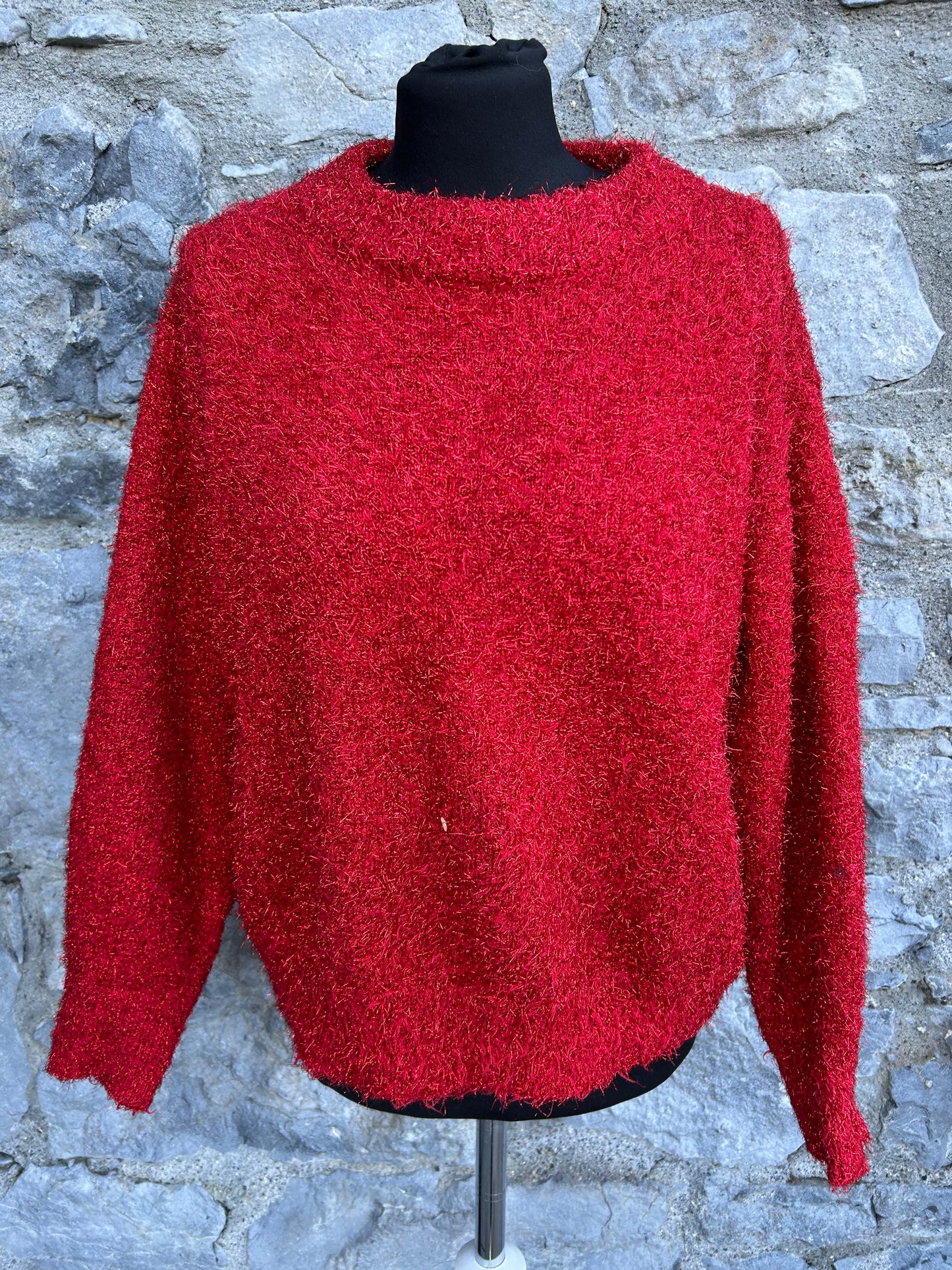 Red sparkly jumper uk 12-14