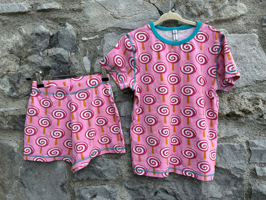 Lollipops pink pjs 7-8y (122-128cm)