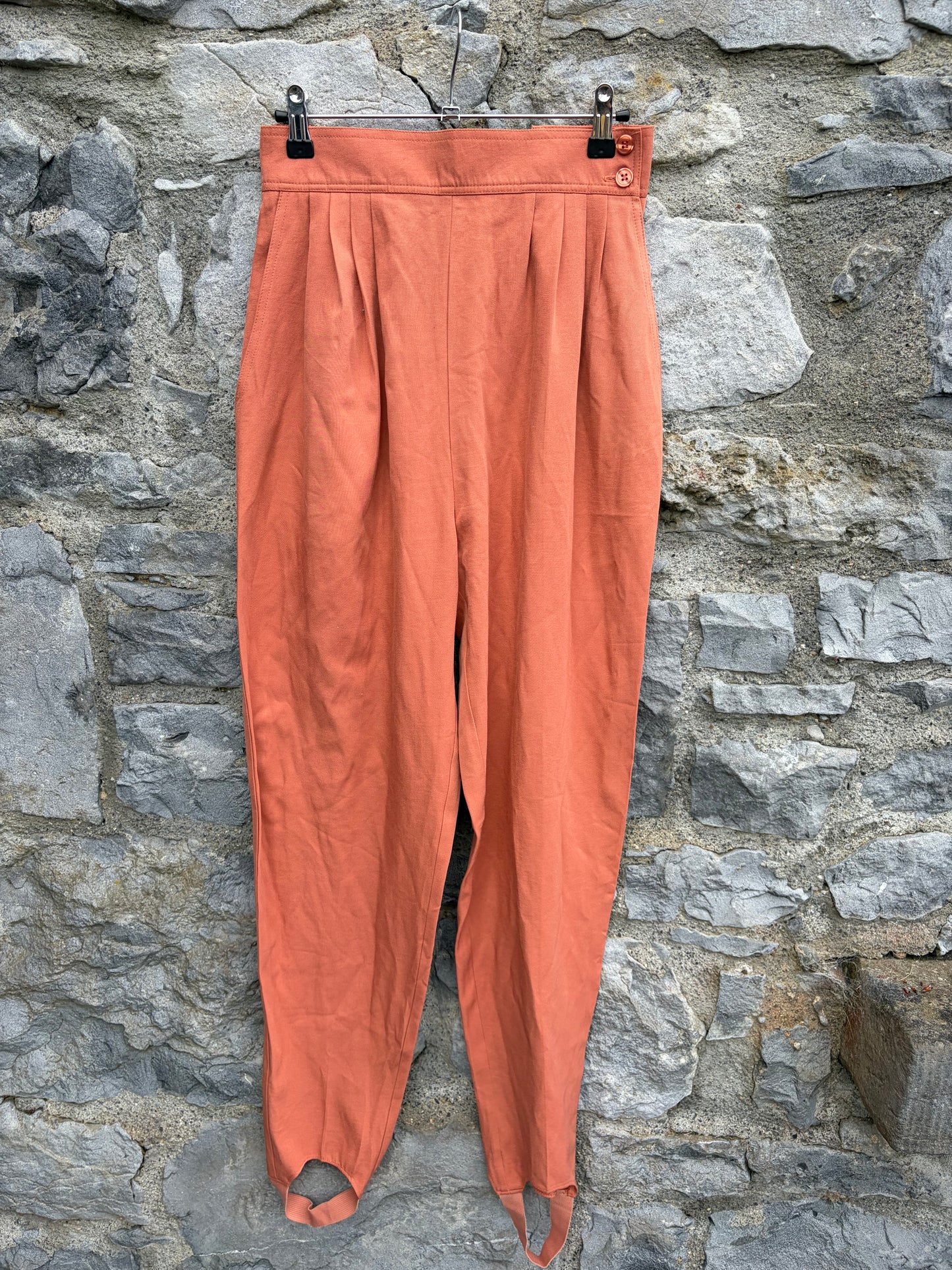 80s orangy/rusty pants uk 8