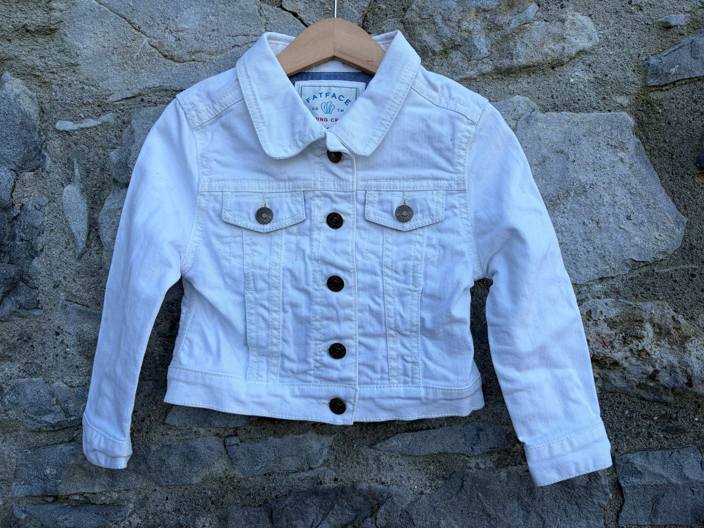 White denim jacket 3-4y (98-104cm)