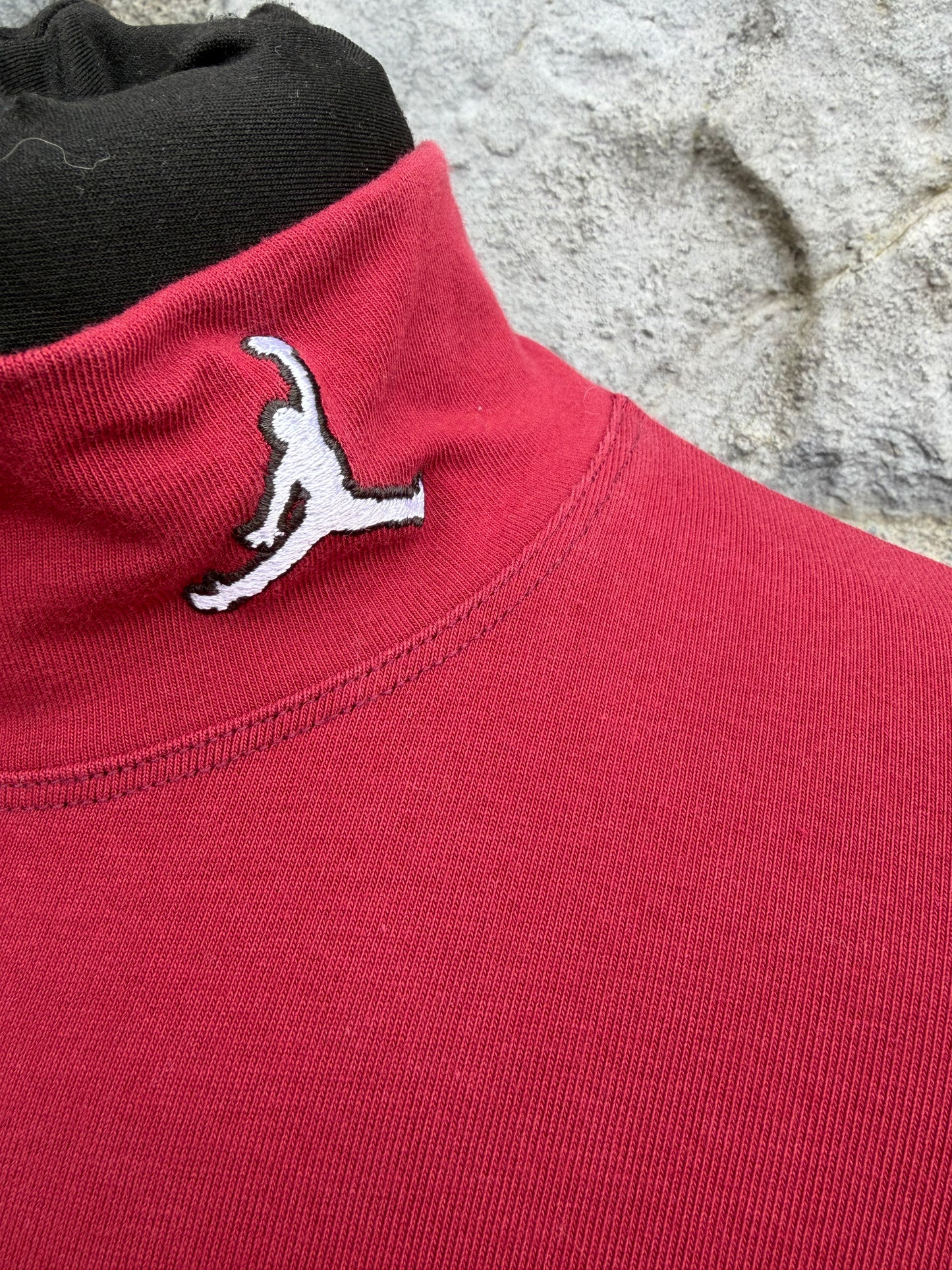 Maroon turtleneck top uk 8-10