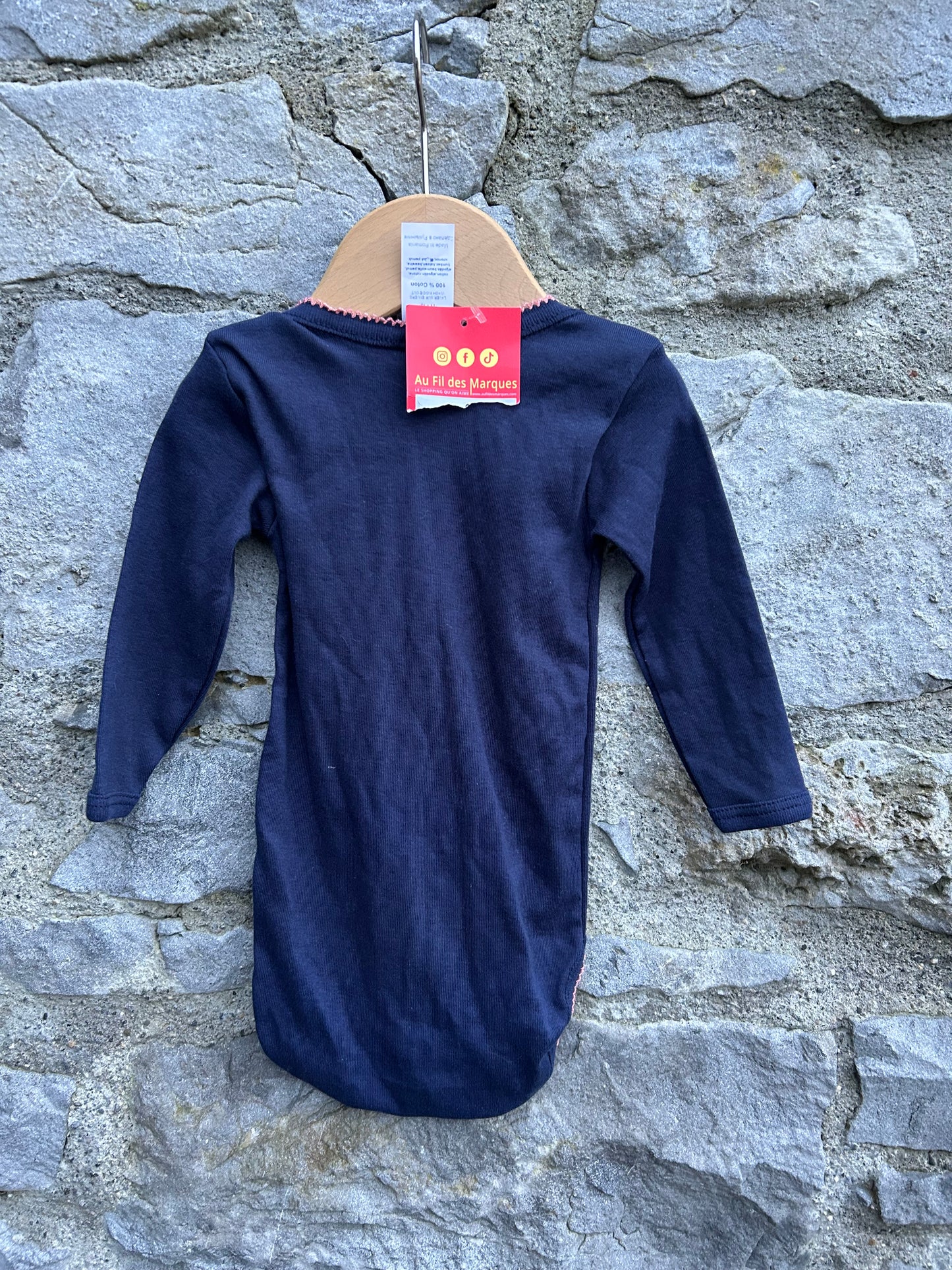 Etoiles navy vest 9m (74cm)