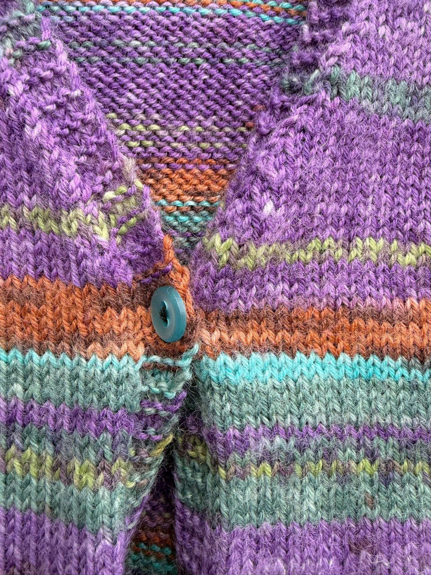 Colourful stripy cardigan 3m (62cm)
