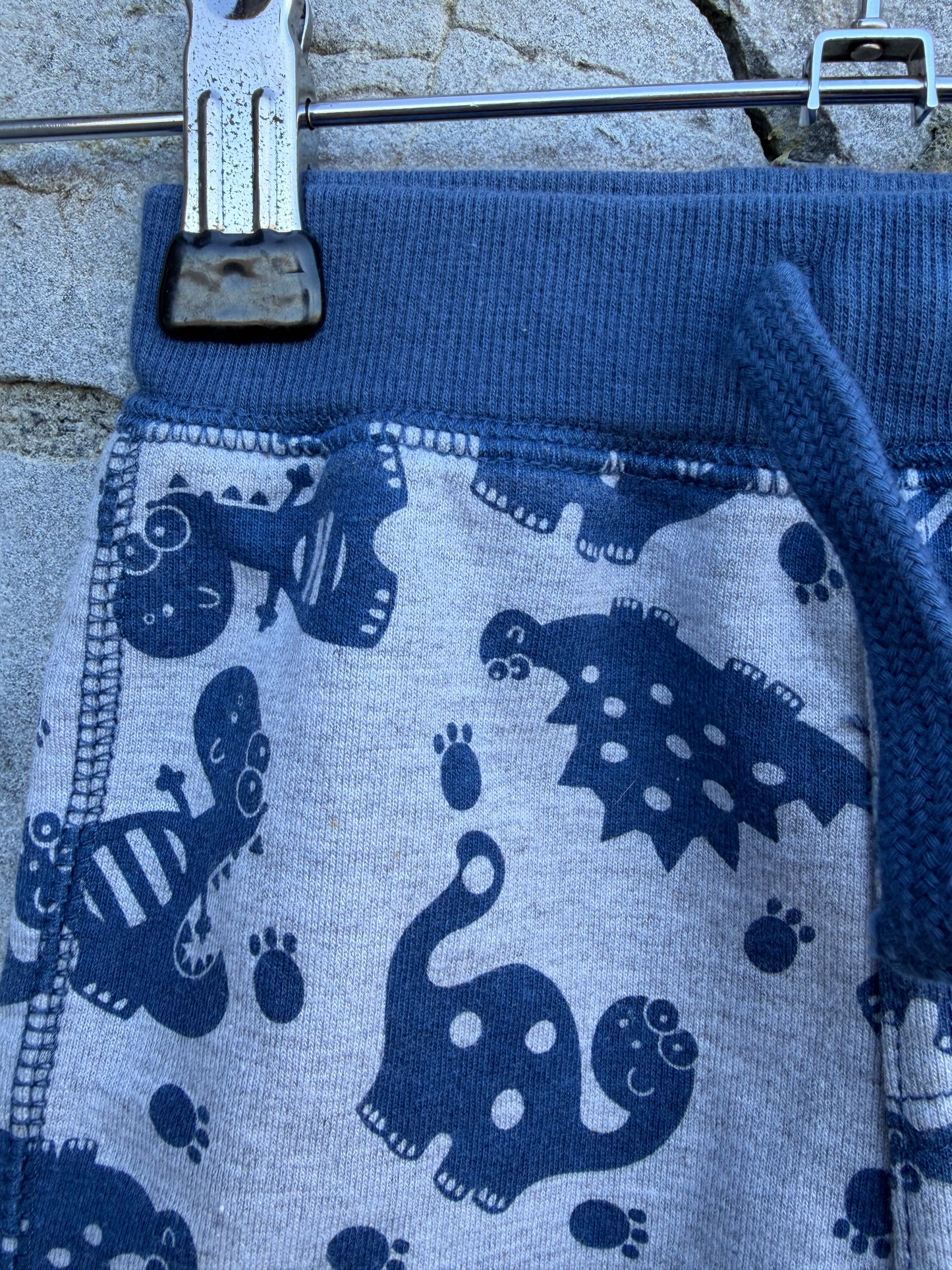 Dinosaurs grey sweat pants  3-6m (62-68cm)