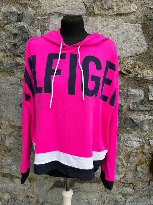 TH pink cropped hoodie uk 12-14