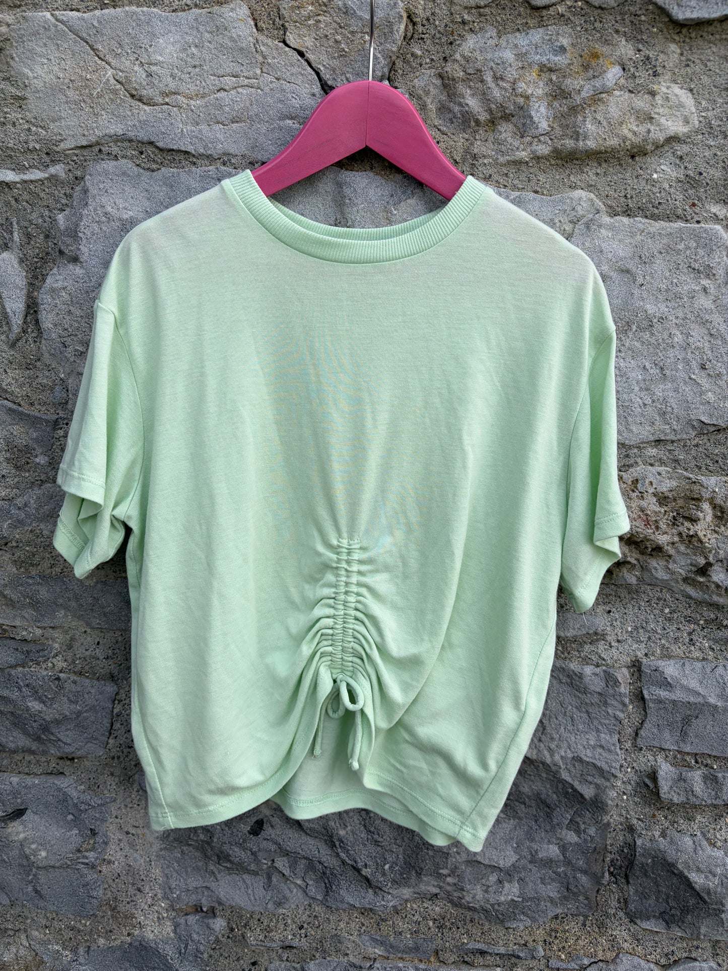 Green cropped top 11-12y (146-152cm)