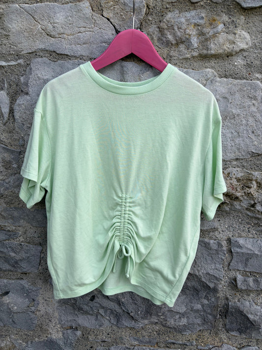 Green cropped top 11-12y (146-152cm)