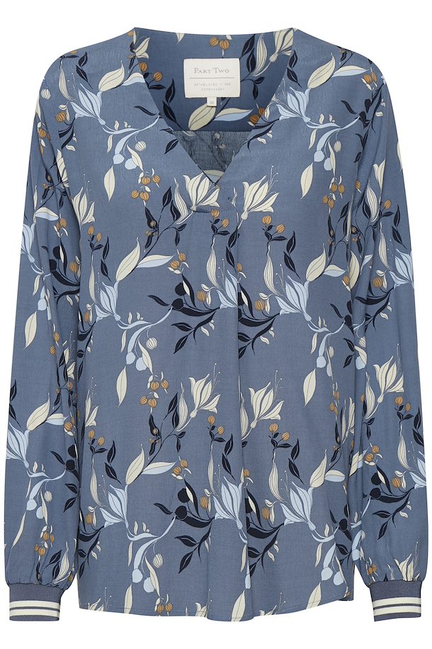 Blue floral blouse uk 12