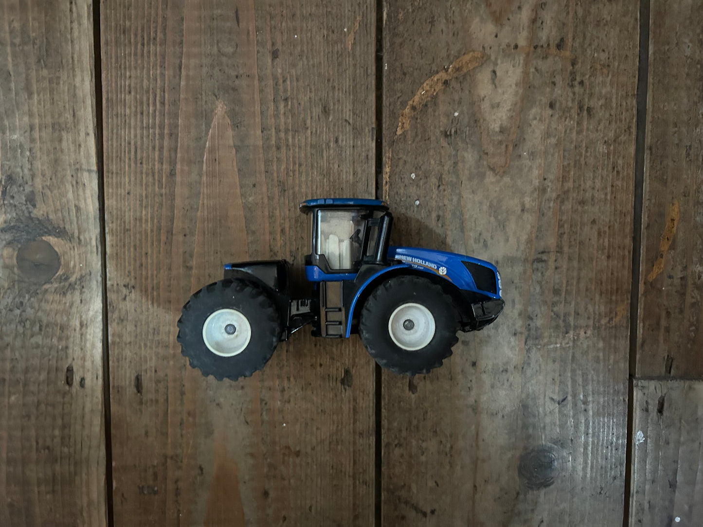 Blue tractor