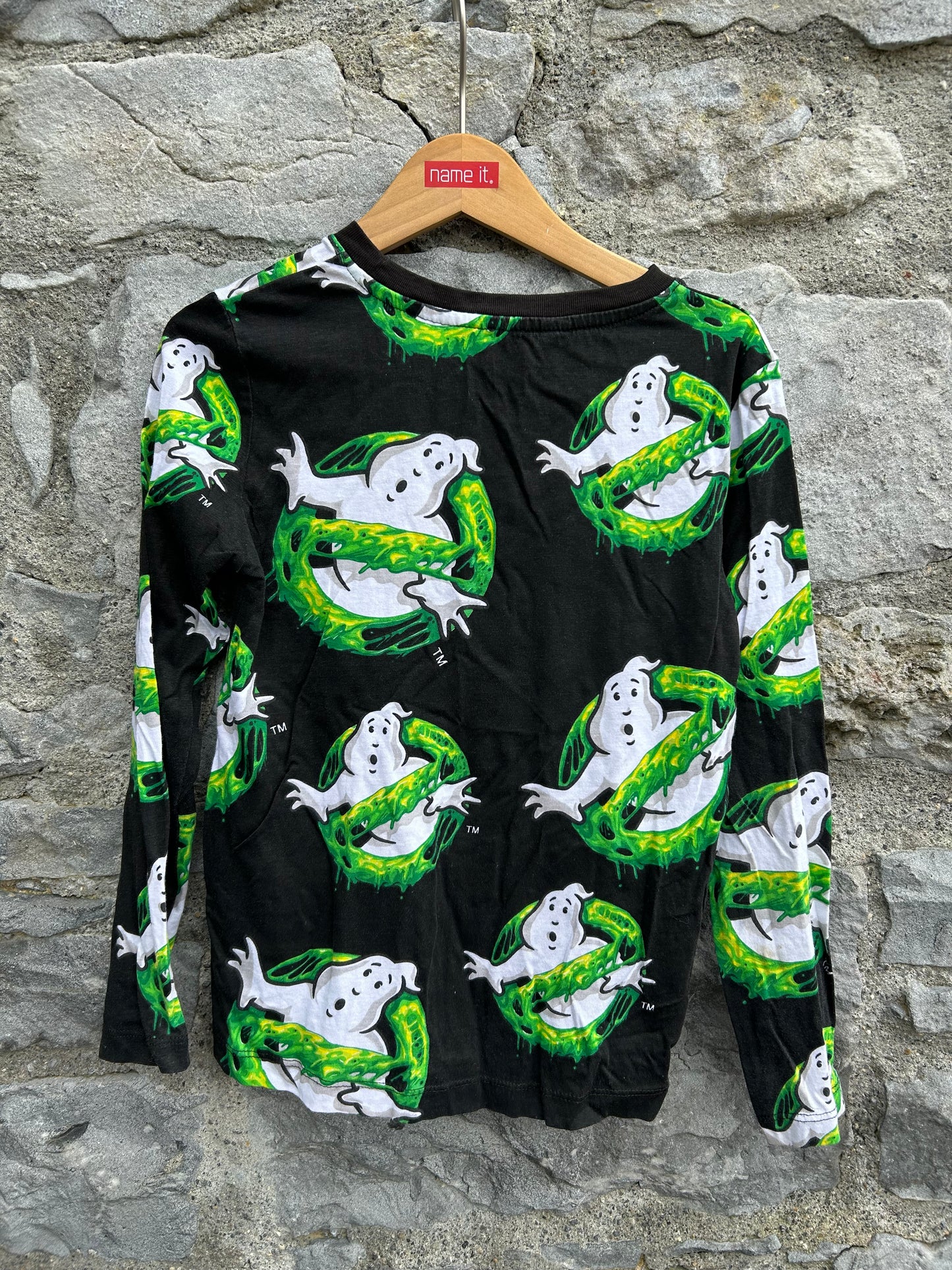 Ghostbusters black top  7-8y (122-128cm)