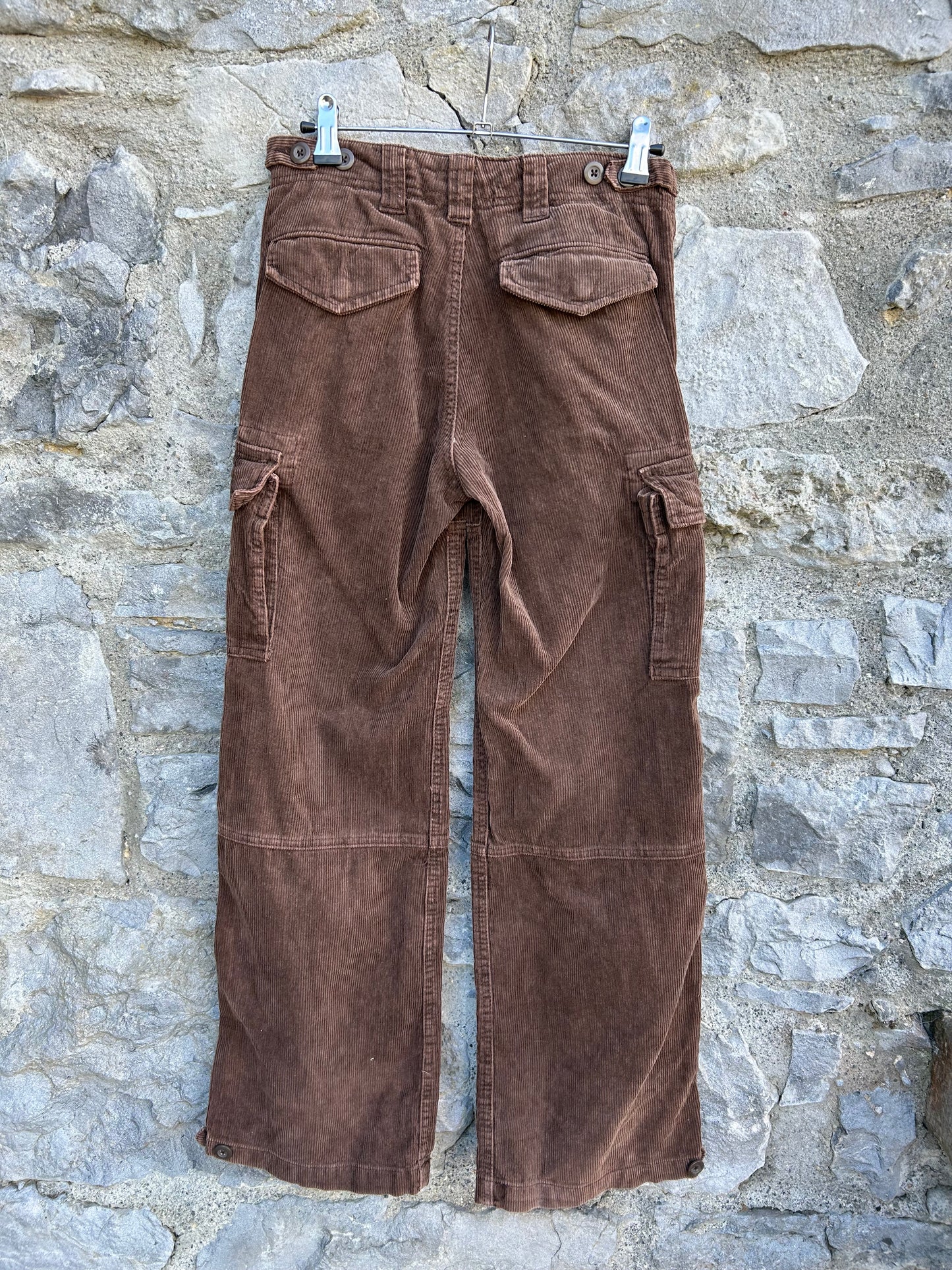 Y2K brown cords  10-11y (140-146cm)