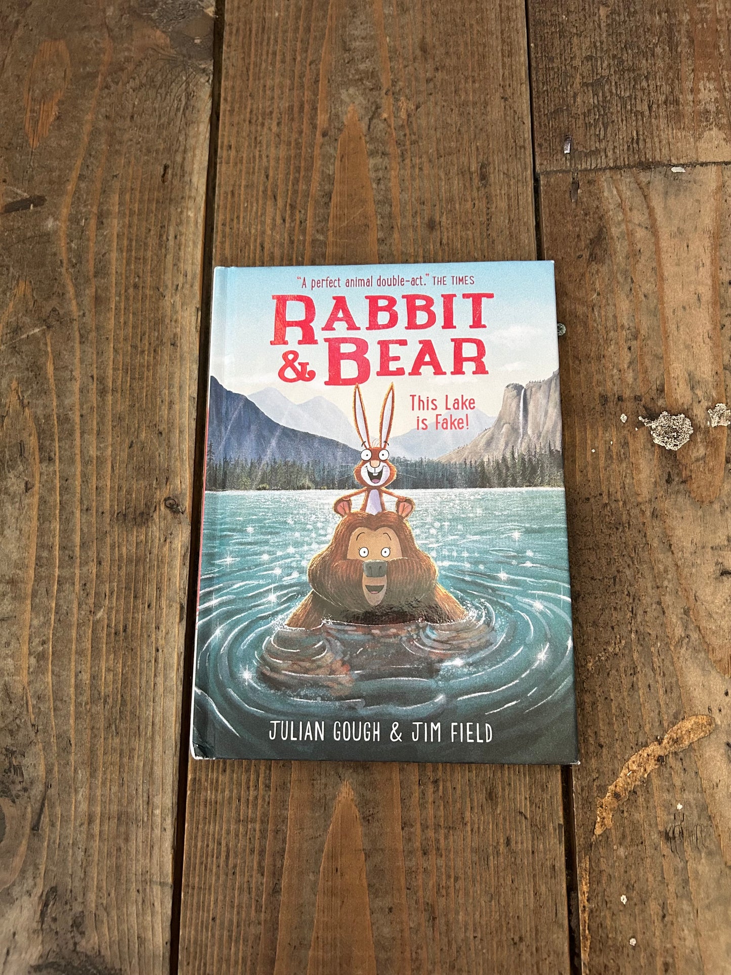 Rabbit&bear The lake is fake!