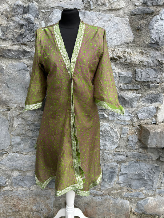 Green floral dress uk 12