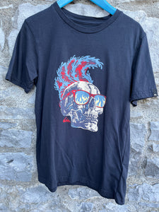 Tomahawk skull navy T-shirt  11-12y (146-152cm)