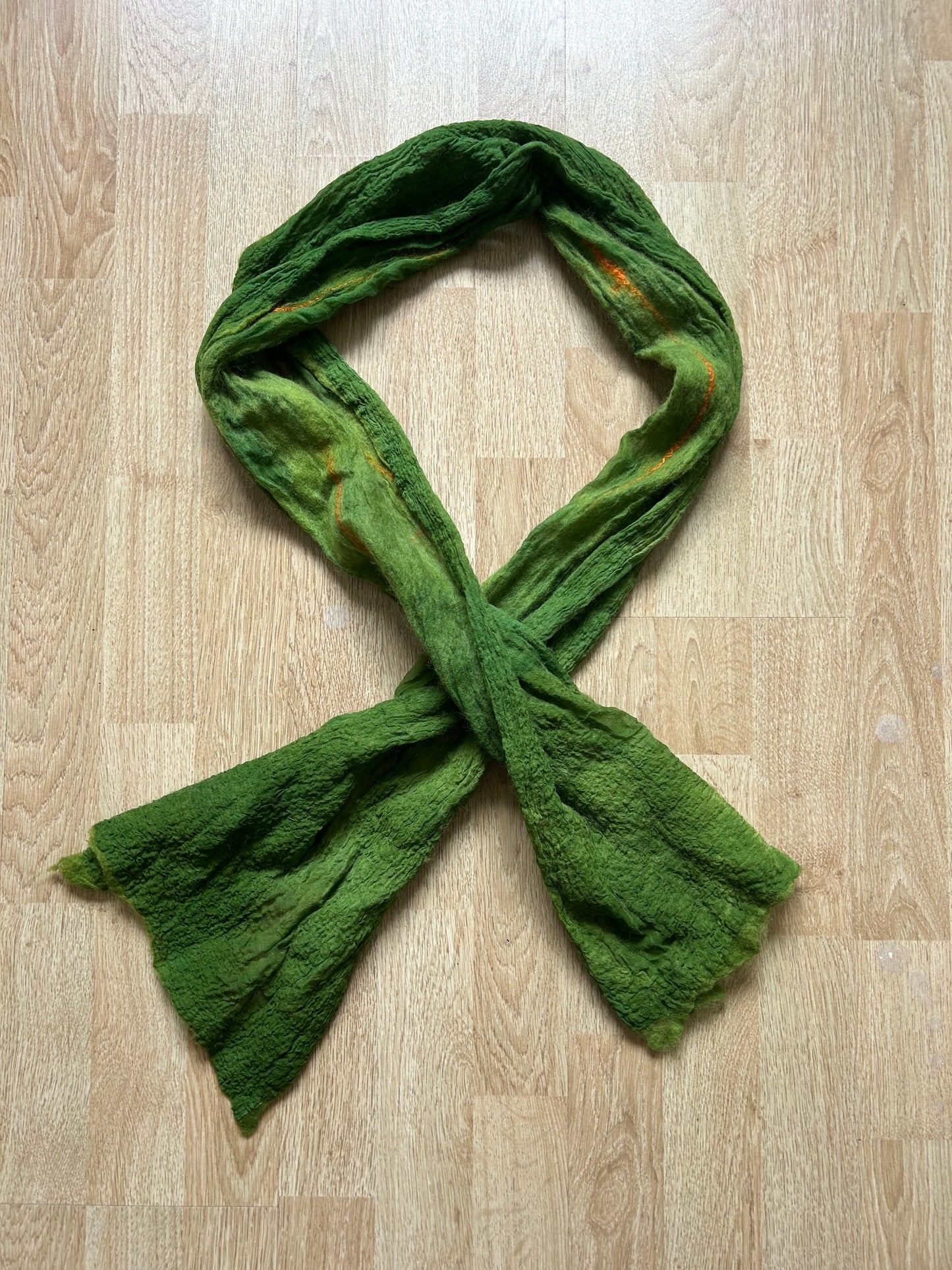 Green scarf