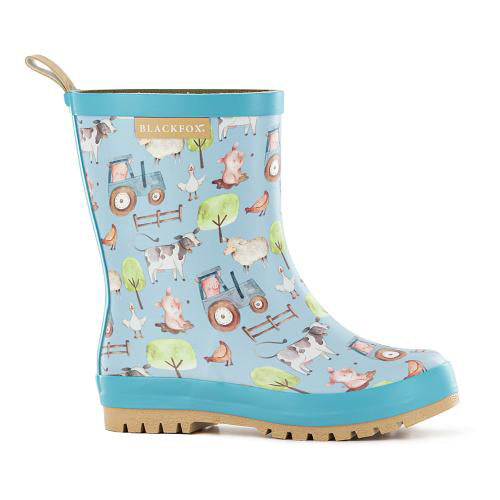 Blue farm wellies   uk 5 (eu 21)