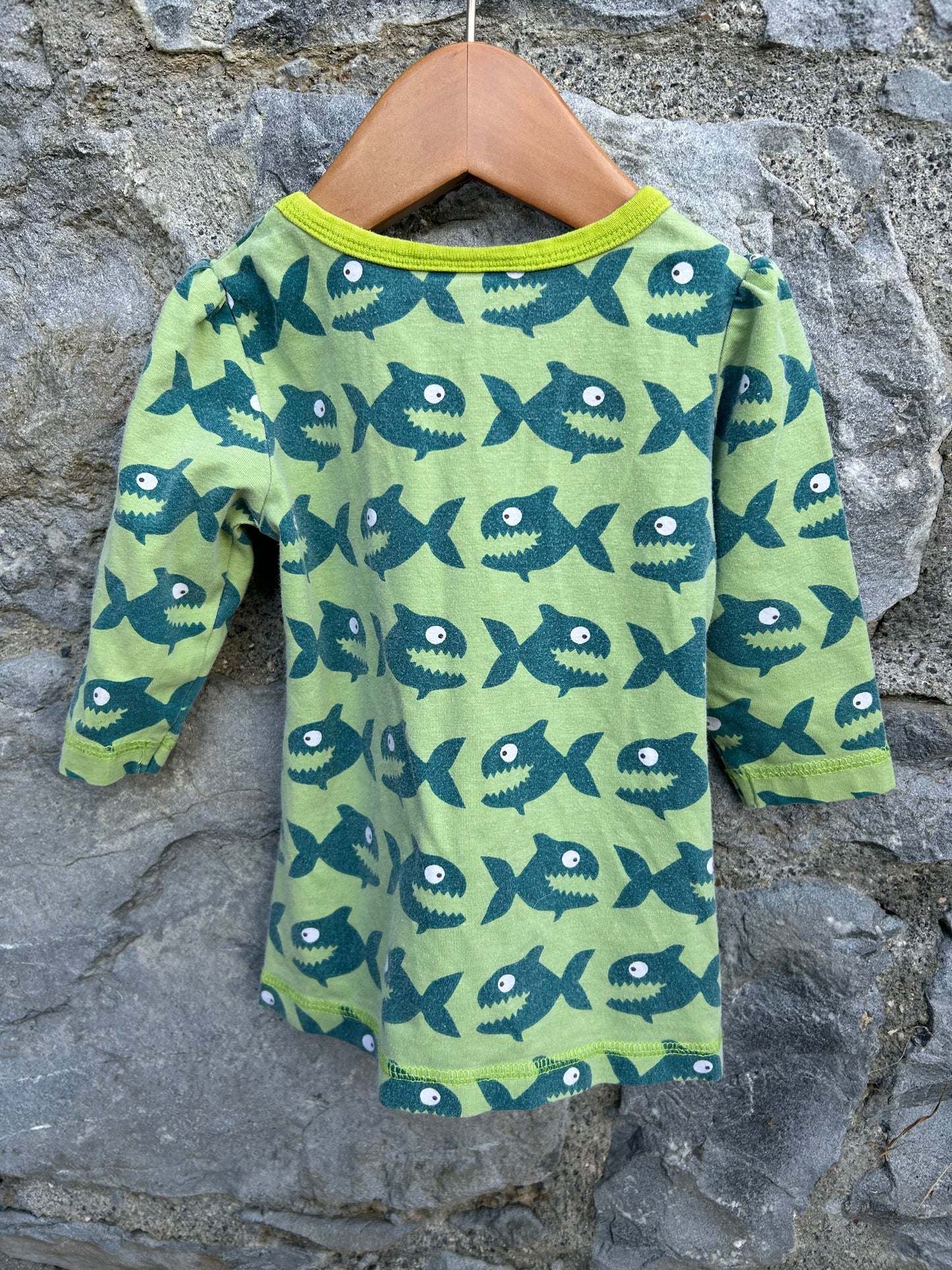 Piranha Green tunic  9-12m (74-80cm)