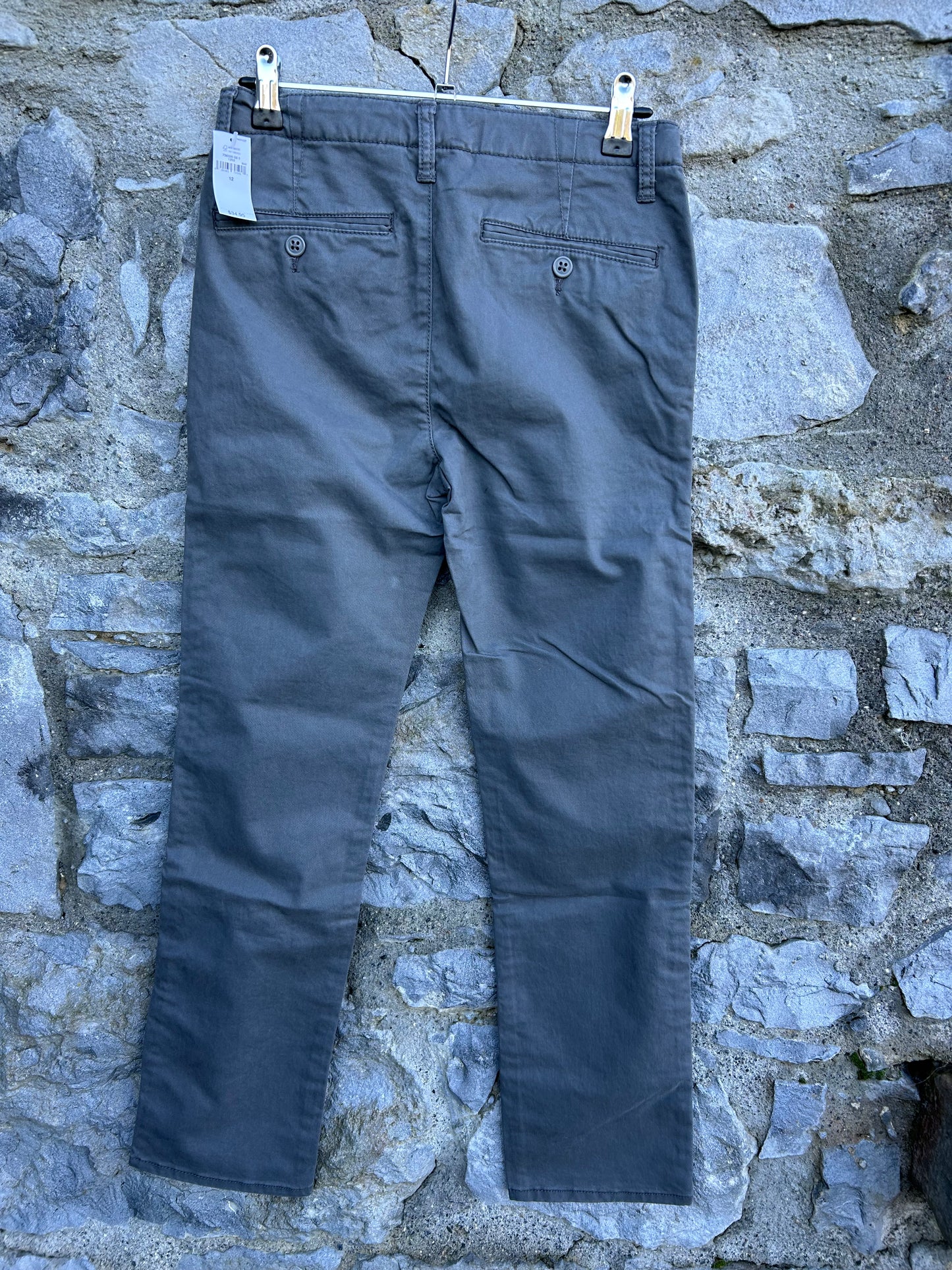 Grey chinos   12y (152cm)